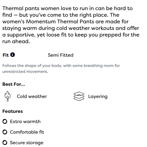 Brooks Momentum Thermal Pant - Picture 6 of 6